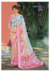 Vipul Dal Mos Sarees Offers A Refiend Blend Of Traditional Carftsmanship